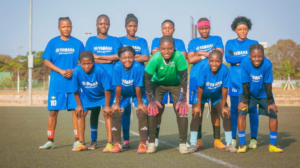 Zambia Soccer Ball Handover Banner copy | Yamaha SA