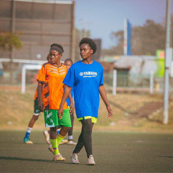 Zambia Soccer Ball Handover IMG 2 copy | Yamaha SA